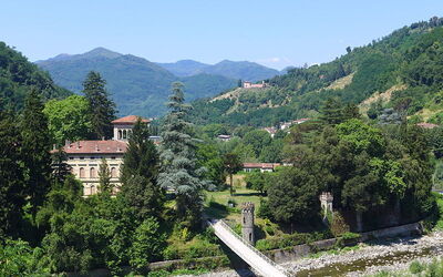 View over Bagni di Lucca