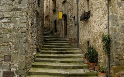 Street in the centre of Anghiari