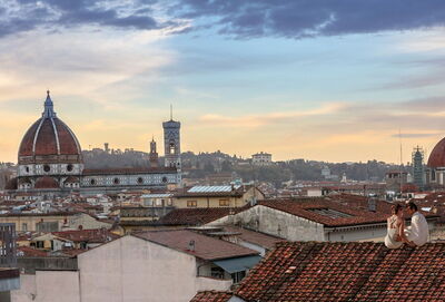 A couple in Florence