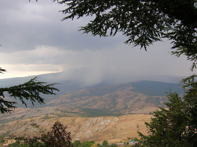 View from Rocca di Radicofani