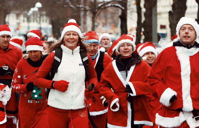 Running Santas