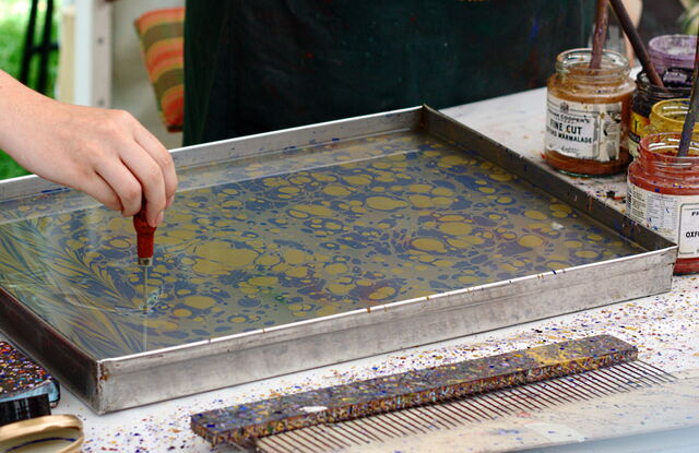 Paper marbling