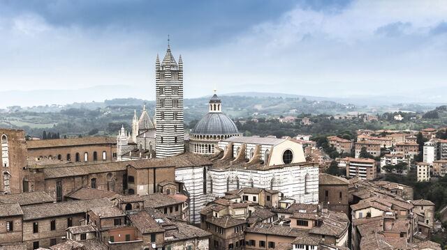 View of the Cathedral of Siena