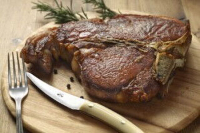 Fiorentina Steak Cooked