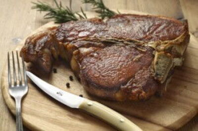 Fiorentina Steak Cooked