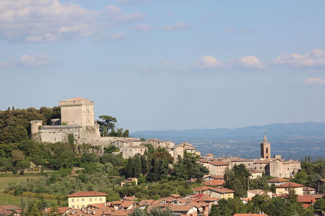 View over Sarteano