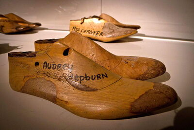 Wooden Models for Audrey Hepburn's Feet, Ferragamo Museum