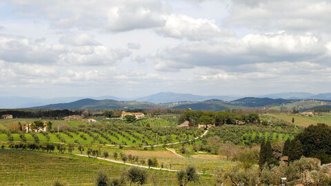 Valley in Tuscany
