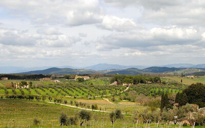 Valley in Tuscany