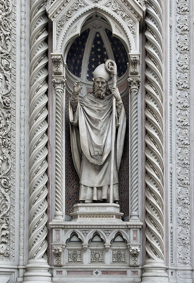 Sculpture of Saint Zanobius