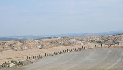 Landscape of Accona desert