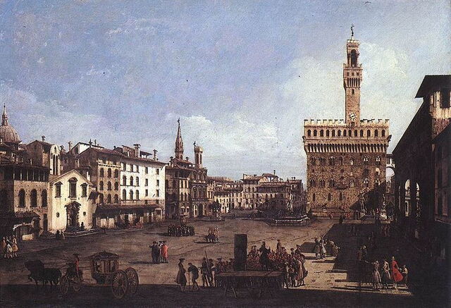 Piazza della Signoria, Bellotto