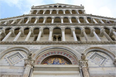 Exterior of Pisa cathedral