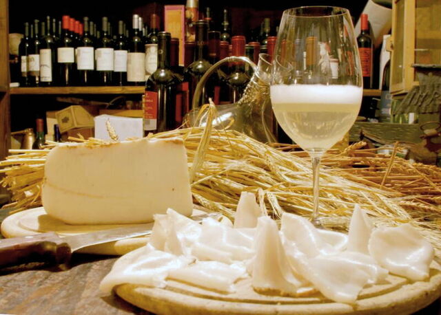 Sliced lard of Colonnata