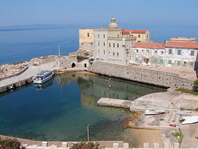 Dock at Pianosa Island