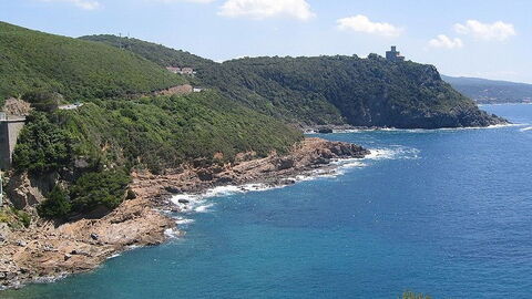 View of castle sonnino