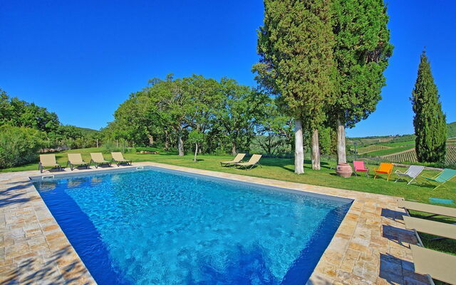 Villa Vertine, pool
