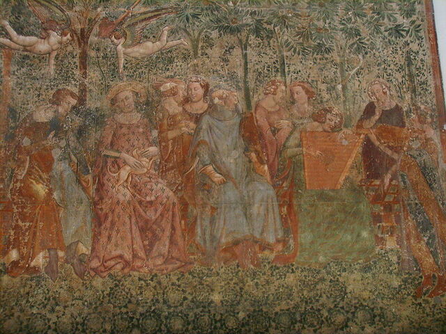 Fresco within Pisa's monumental cemetery
