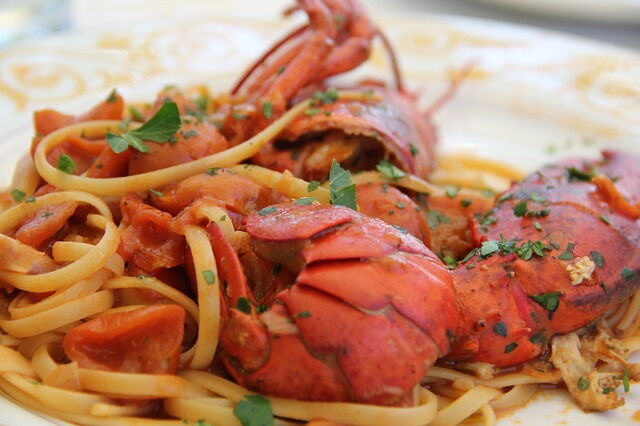 seafood dish cecina
