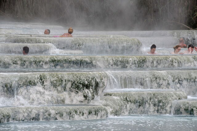 Saturnia hot springs