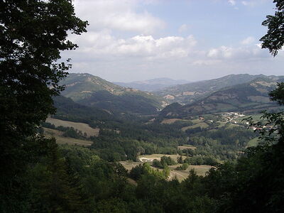 Valley in Arezzo province