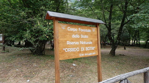 Orrido di Botri, entrance