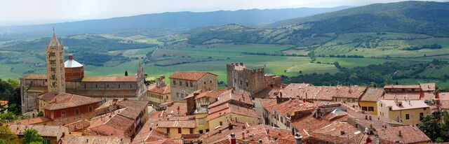View over Massa Marittima