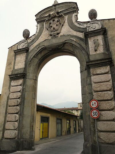 Ancient gate in Pescia Fiorentina