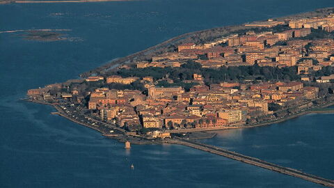 Lagoon town of Orbetello