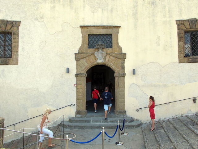 The exterior of the Forte di Belvedere