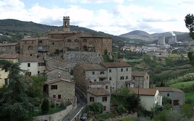 View of the Town of Pomarance