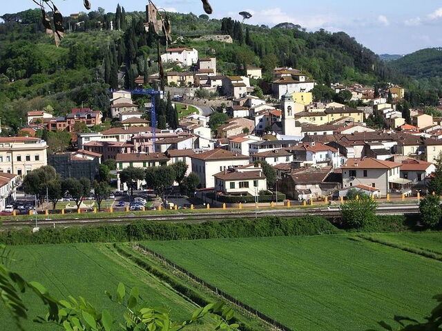 View of Montelupo town