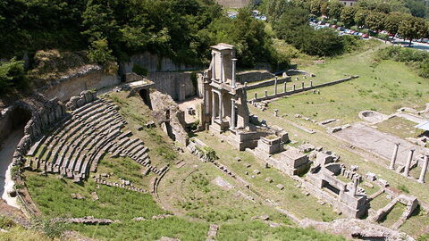 ancient roman theatre in volterra