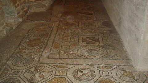 santa reparata original mosaic floor