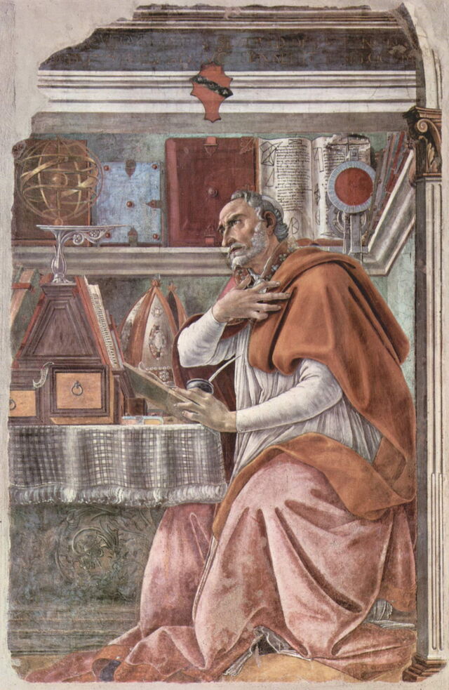 Saint Augustine in his Study, Botticelli