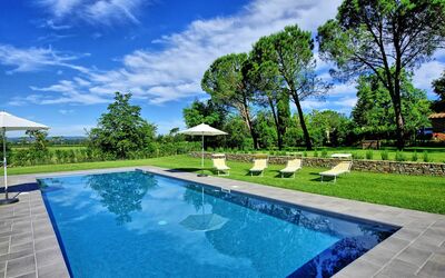 Villa Marietta: Swimming Pool, Property, Natural Landscape, Real Estate, House, Estate, Home, Residential Area, Architecture, Sky