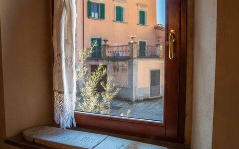 Il Pigionale: Brown, Wood Stain, Flowerpot, Houseplant, Daylighting, Balcony