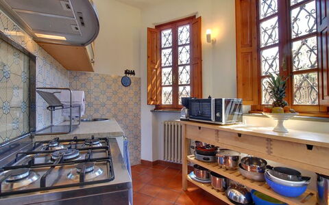 Villa Stolli: Room, Property, Countertop, Kitchen, Building, Furniture, Cabinetry, Interior Design, House, Home