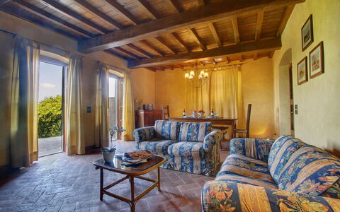 Villa Lucolena: Property, Room, Building, Furniture, Interior Design, Ceiling, House, Real Estate, Living Room, Home