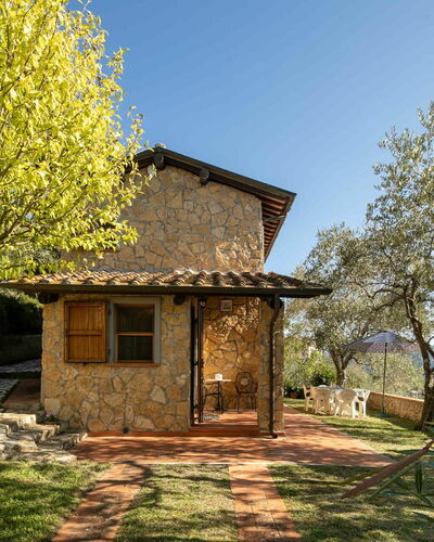 Villa Del Colle: Plant, Sky, Property, Plant Community, Window, Natural Landscape, Building, Tree, Wood, Land Lot