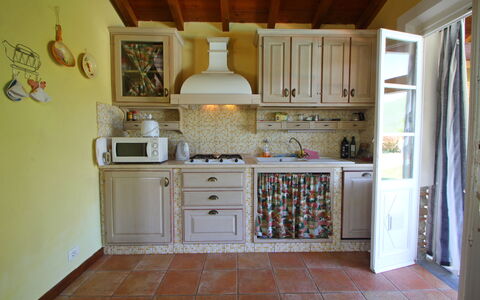 Villa San Rocco: Cabinetry, Countertop, Wood, Kitchen, Interior Design, Drawer, Kitchen Appliance, Floor, Home Appliance, Wood Stain