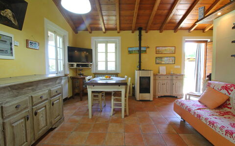 Villa San Rocco: Table, Furniture, Window, Cabinetry, Wood, Countertop, Interior Design, Lighting, Building, Architecture