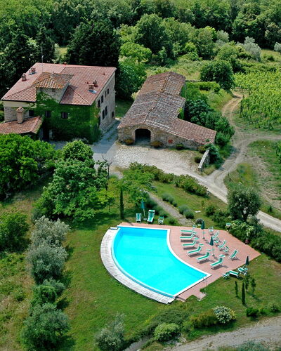 Fattoria Di Quercia Al Poggio: Natural Landscape, Sport Venue, Aerial Photography, Bird'S-Eye View, Landscape, Estate, Botanical Garden, Grass, Tree, Photography