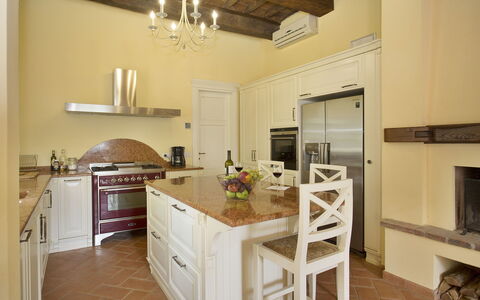 Santo Stefano 10: Countertop, Room, Furniture, Property, Cabinetry, Kitchen, Building, Floor, Interior Design, Ceiling