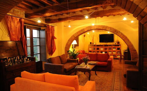 Villa Di Seripa: Room, Property, Building, Living Room, Interior Design, Furniture, Architecture, Ceiling, Suite, Home