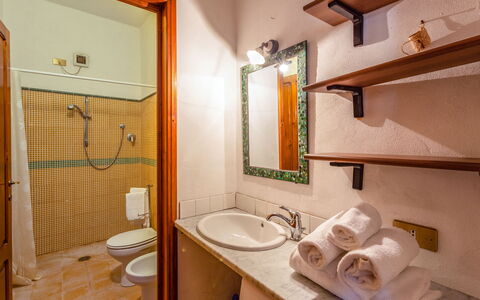 Villa Mastiano: Bathroom, Room, Property, Building, Real Estate, House, Interior Design, Architecture, Plumbing Fixture, Home