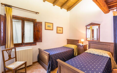 I Pioppi: Room, Furniture, Bed, Property, Bedroom, Building, Ceiling, Interior Design, House, Bed Sheet