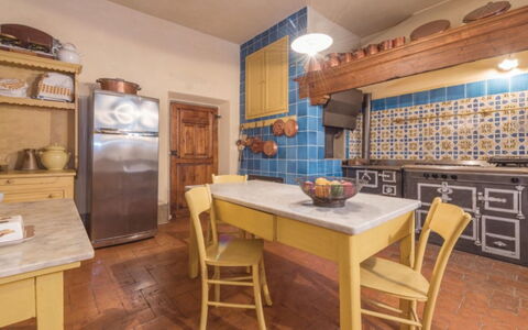 Villa Paola: Room, Property, Furniture, Building, Interior Design, Floor, Table, Real Estate, Ceiling, Cabinetry