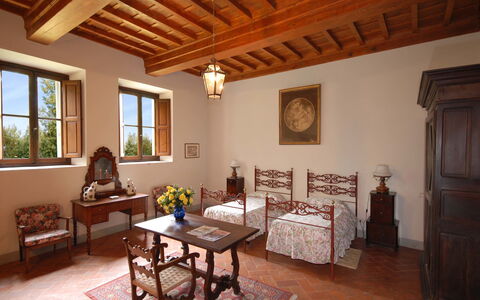 Villa Del Conte: Building, Room, Property, Ceiling, Furniture, Interior Design, House, Table, Floor, Real Estate