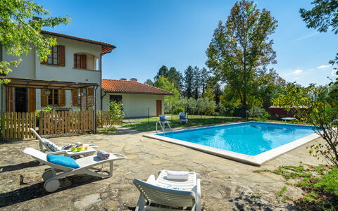 Villa Cinzia: Water, Plant, Building, Property, Sky, Window, Swimming Pool, Tree, Azure, Shade